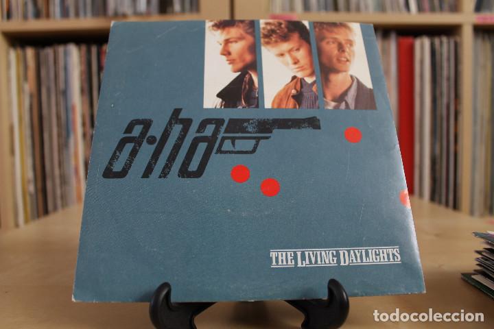 Discos de vinilo: A HA -SG- THE KIVING DAYLIGHTS SPAIN 80'S PROMO