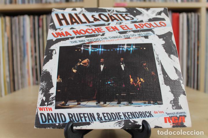 Discos de vinilo: HALL AND OATES -SG- UNA NOCHE EN EL APOLLO SPAIN 80'S PROMOCIONAL