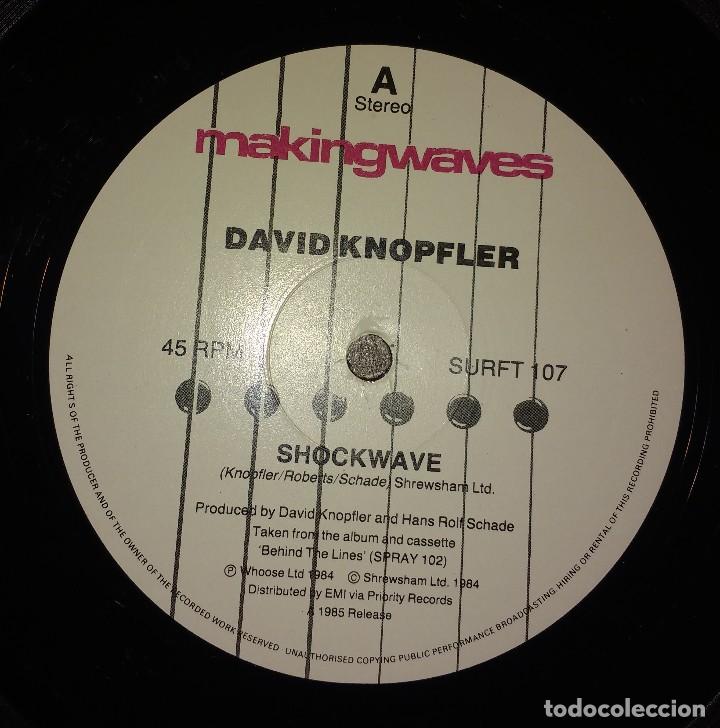 Discos de vinilo: David Knopfler &ndash; Shockwave. Edici&oacute;n UK - Foto 1