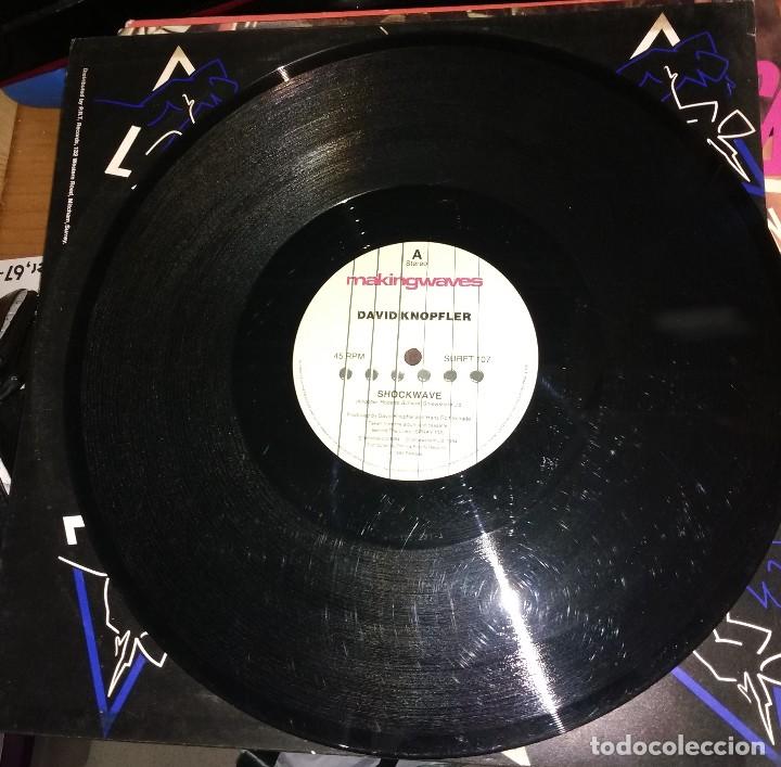Discos de vinilo: David Knopfler &ndash; Shockwave. Edici&oacute;n UK - Foto 3