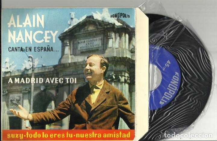 Disques de vinyle: ALAIN NANCEY ep A MADRID AVEC TOI + 3  1964 FONOPOLIS /2