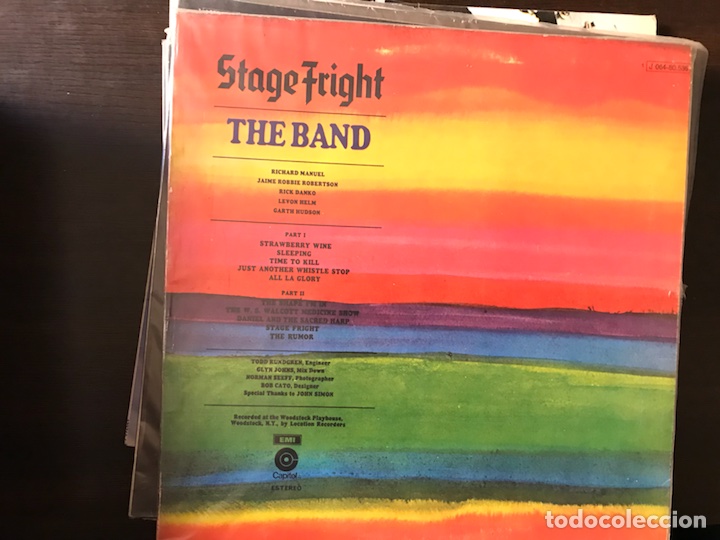 Discos de vinilo: Stage fright. The Band - Foto 1