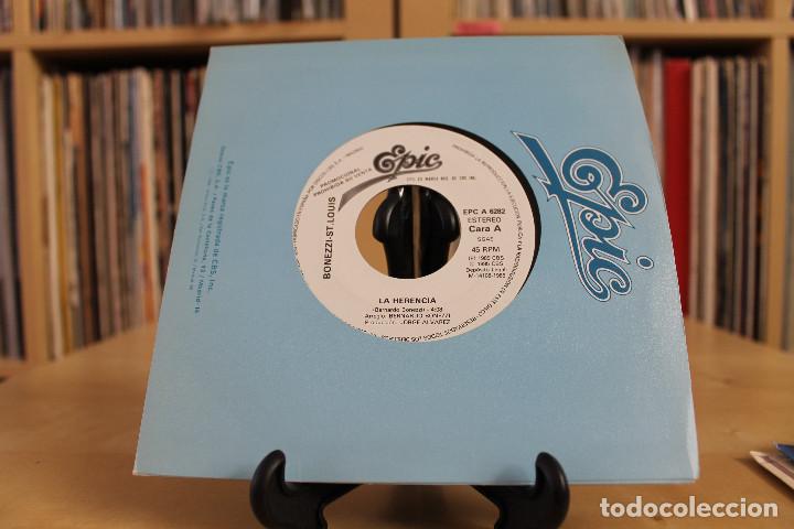 Disques de vinyle: BONEZZI-ST LOUIS -SG- LA HER&Egrave;NCIA SPAIN 80'S PROMO