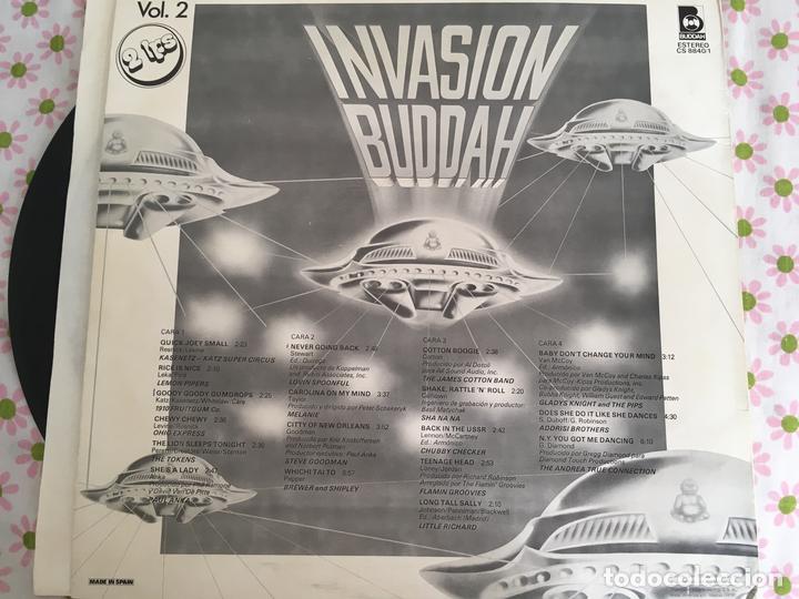 Discos de vinilo: LP DOBLE-INVASION BUDDAH-VARIOS - Foto 2