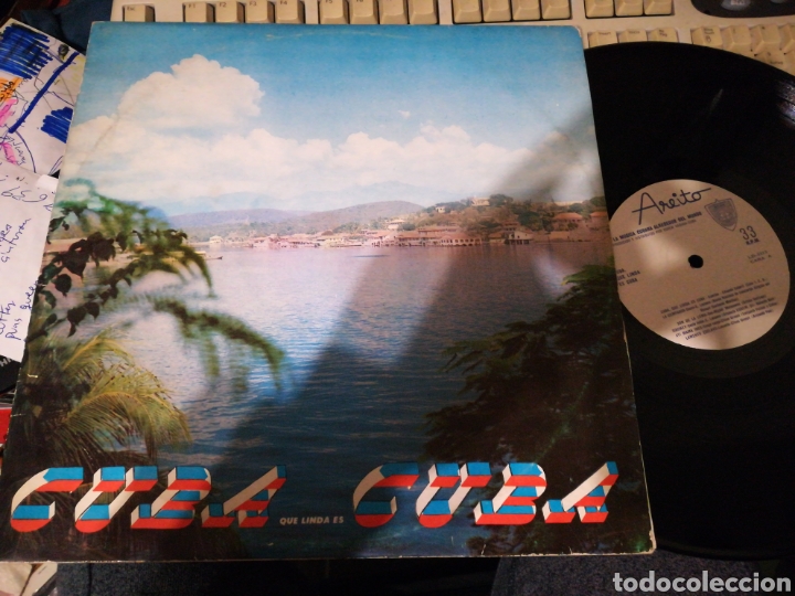 Disques de vinyle: Cuba que linda es cuba lp areito.ver contenido en foto