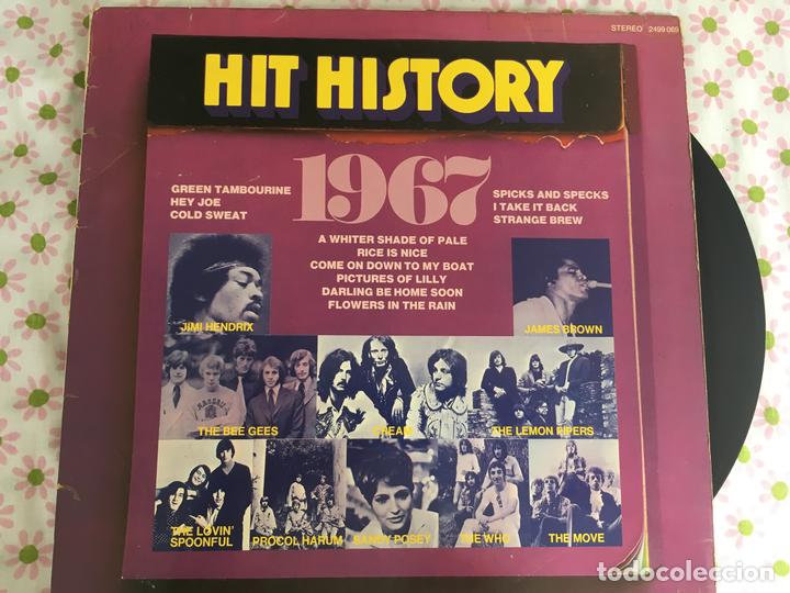 Discos de vinilo: LP HIT HISTORY 1967-VARIOS - Foto 1