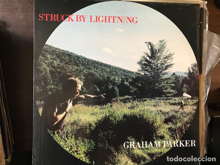 Discos de vinilo: Struck by lightning. Graham Parker - Foto 1