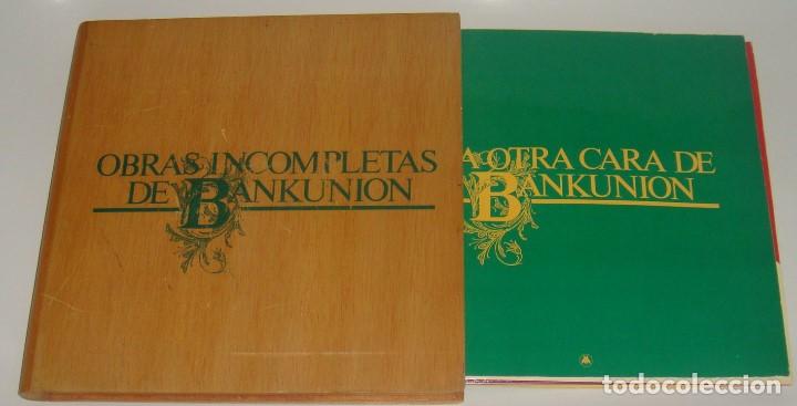 Discos de vinilo: 5 LP en ESTUCHE DE MADERA - OBRAS INCOMPLETAS DE BANKUNION - GRUPO BANCO HISPANO AMERICANO