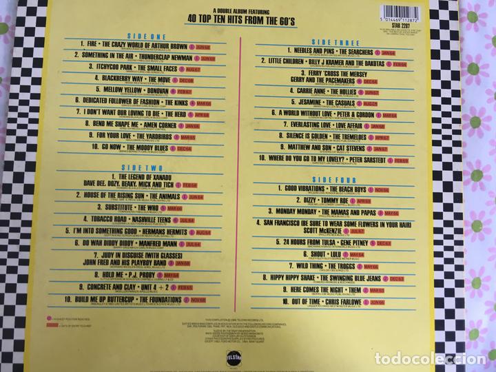 Discos de vinilo: LP DOBLE-SIXTIES MANIA-MIX VARIOS - Foto 3