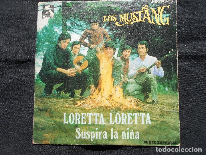 Discos de vinilo: LOS MUSTANG // LORETTA LORETTA - SUSPIRA LA NI&Ntilde;A - Foto 1