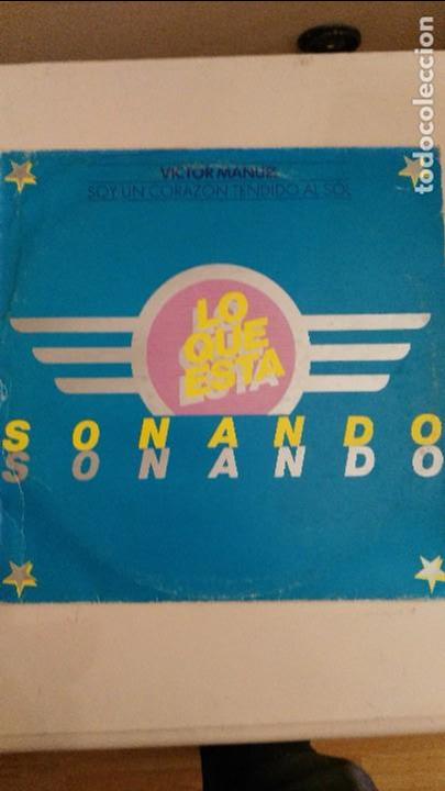 Discos de vinilo: Victor Manuel - Soy un coraz&oacute;n tendido al sol - LP - Foto 1