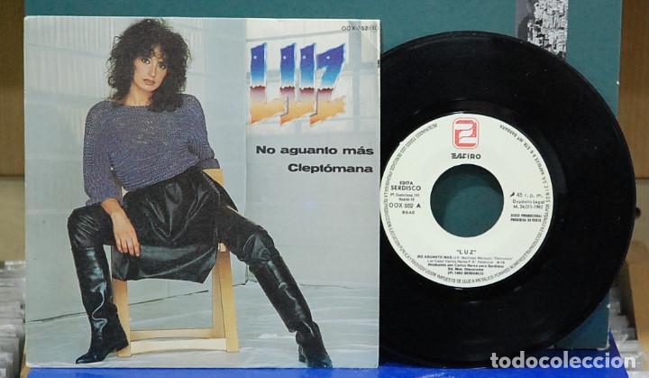 Disques de vinyle: Luz. No aguanto m&aacute;s / Clept&oacute;mana. Zafiro 1982. Single