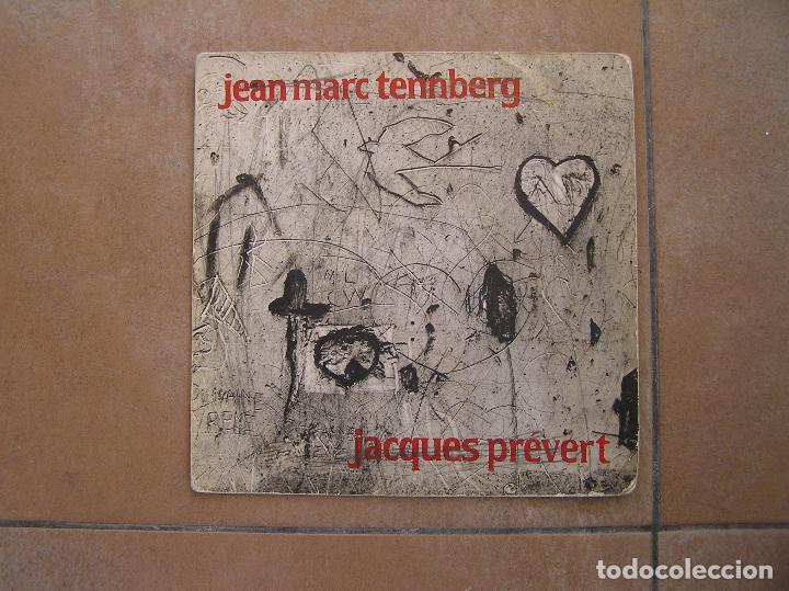 Discos de vinilo: JEAN MARC TENNBERG  -  JACQUES PREVERT  -  ODEON  -  SINGLE  -  P - Foto 1