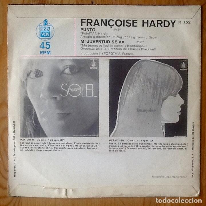 Discos de vinilo: FRAN&Ccedil;OISE HARDY : POINT [HISPAVOX - ESP 1971] - Foto 2