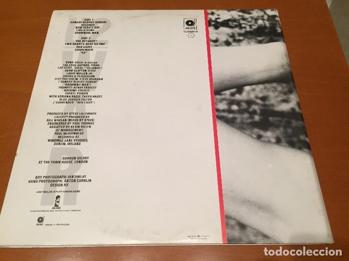 Discos de vinilo: U2 &lrm;&ndash; War - Foto 3