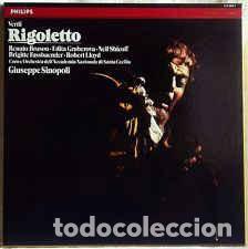 Discos de vinilo: VERDI-RIGOLETTO-CAJA 3 VINILO MAS LIBRETO - Foto 1