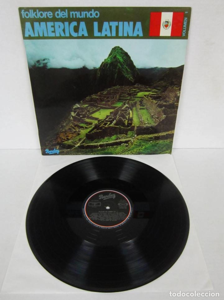Disques de vinyle: FOLKLORE DEL MUNDO - AMERICA LATINA - LP - BARCLAY 1980 SPAIN - COMO NUEVO