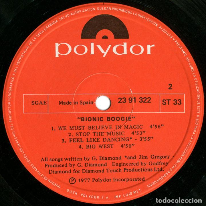 Discos de vinilo: Bionic Boogie - Bionic Boogie - Lp Spain 1977 - Polydor 23 91 322 - Foto 4