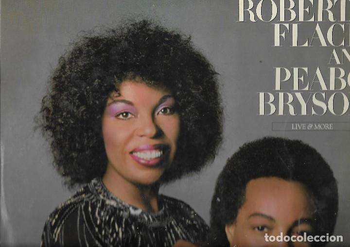 Discos de vinilo: VINILO  DE ROBERTA FLACK AND PEABO BRYSON - Foto 1