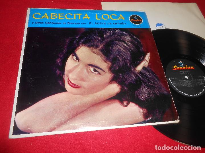 Disques de vinyle: DUETO DE ANTA&Ntilde;O CABECITA LOCA LP SONOLUZ LP-12 194