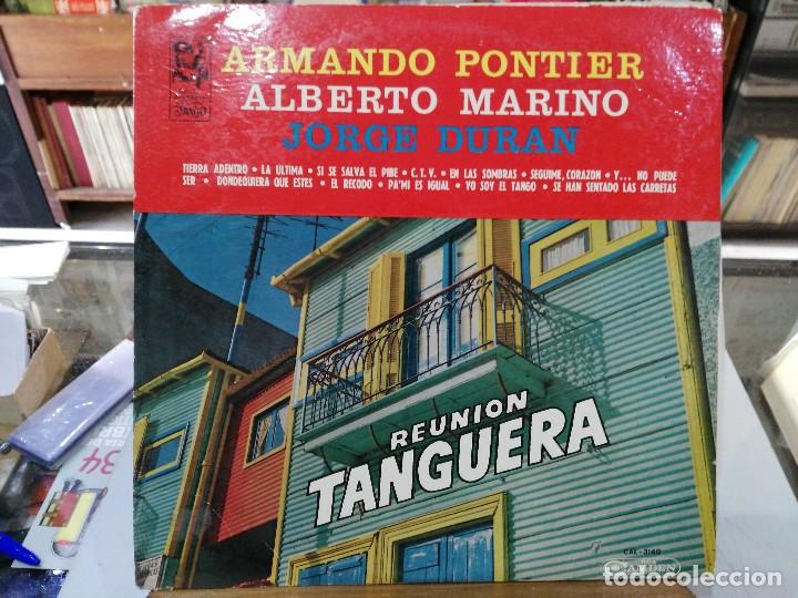 Disques de vinyle: Armando Pontier / Alberto Marino / Jorge Dur&aacute;n - Reuni&oacute;n Tanguera - LP. del sello RCA de