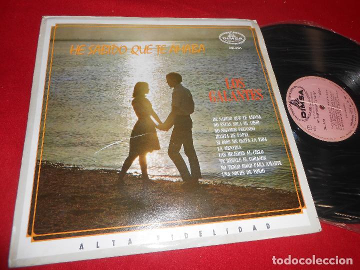 Dischi in vinile: LOS GALANTES HE SABIDO QUE TE AMABA LP 1967 DIMSA MEXICO