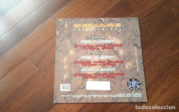 Discos de vinilo: square-feel alright.maxi - Foto 2