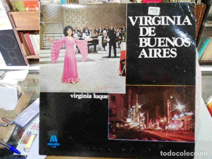 Dischi in vinile: Virginia Luque - Virginia de Buenos Aires - LP. del sello Microfon