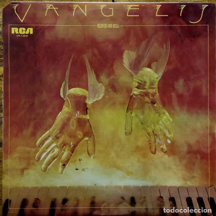 Discos de vinilo: VANGELIS, HEAVEN AND HELL. LP ESPA&Ntilde;A - Foto 1
