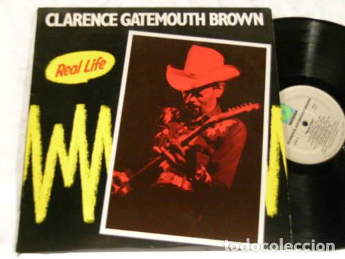 Discos de vinilo: clarence gatemouth brown - real life, Cajun Blues-Texas Blues !! raro oficial USA, impecable !!