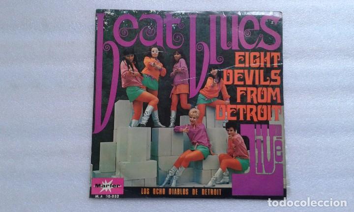 Discos de vinilo: EIGHT DEVILS FROM DETROIT ( LOS OCHO DIABLOS DE DETROIT ) - BEAT BLUES LIVE !!! LP 1968 ESPA&Ntilde;OLA