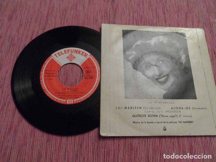 Discos de vinilo: LALE ANDERSEN - LILI MARLEEN B.S.O. + 2 - Foto 2