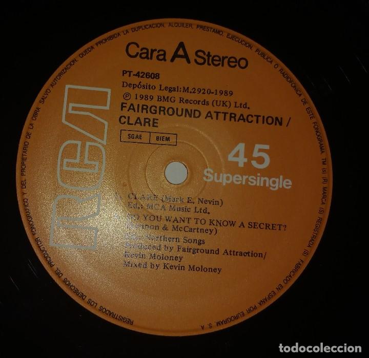 Discos de vinilo: FAIRGROUND ATTRACTION - CLARE - Foto 5