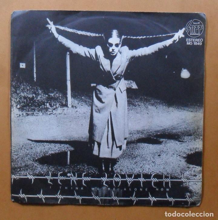 Vinyl-Schallplatten: Single - LENE LOVICH - Cara A: I THINK WE'RE ALONE NOW - Cara B: LUCKY NUMBERSTIFF RECORDS - 1978