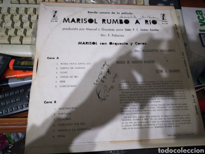 Discos de vinilo: Marisol lp rumbo a rio b.s.o. 1963 - Foto 2