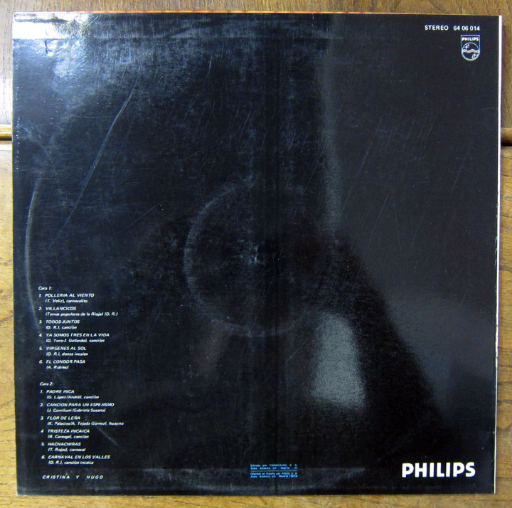 Discos de vinilo: CRISTINA Y HUGO - PADRE INCA - 1973 - Foto 2
