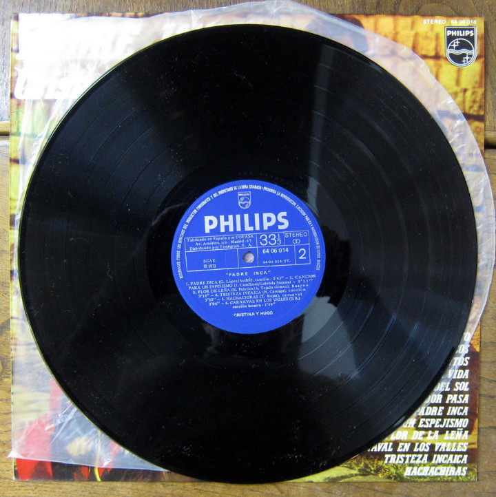 Discos de vinilo: CRISTINA Y HUGO - PADRE INCA - 1973 - Foto 4