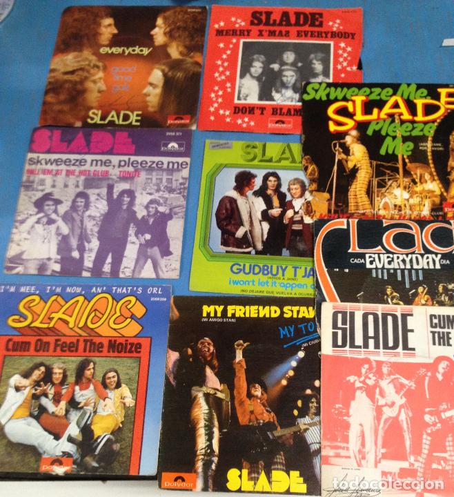 Discos de vinilo: LOTE 9 SINGLES DIFERENTES SLADE - Foto 1