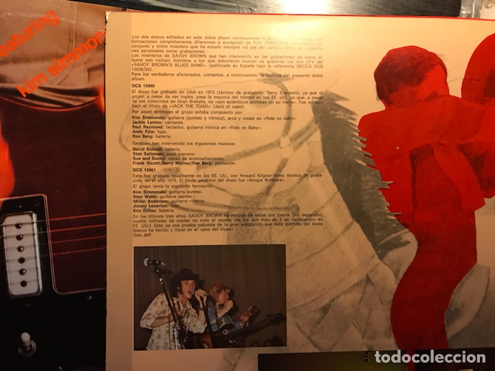 Discos de vinilo: Jack the toad/ Boogie Brothers. Savoy Brown - Foto 2