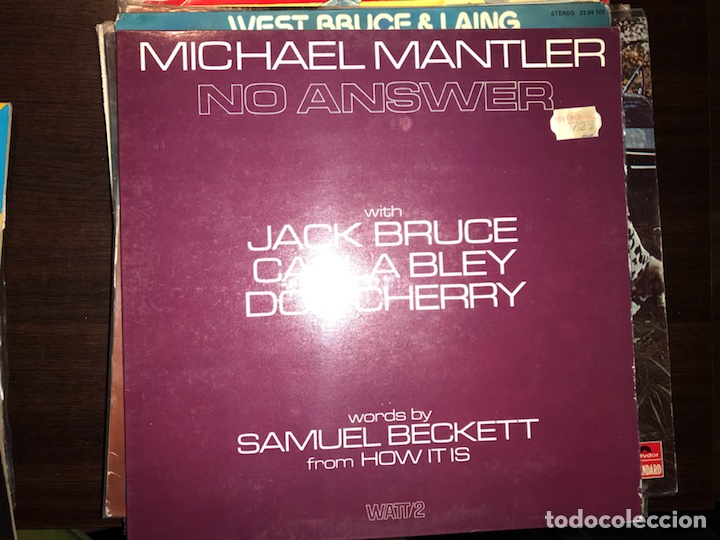 Discos de vinilo: No answer. Michael Mantler - Foto 1