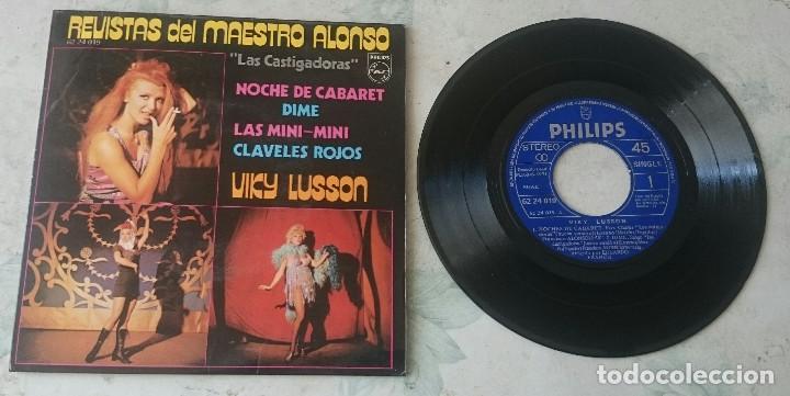 Discos de vinilo: Viky Lusson: Noche de cabaret + 3 (Philips 1971) - Foto 1
