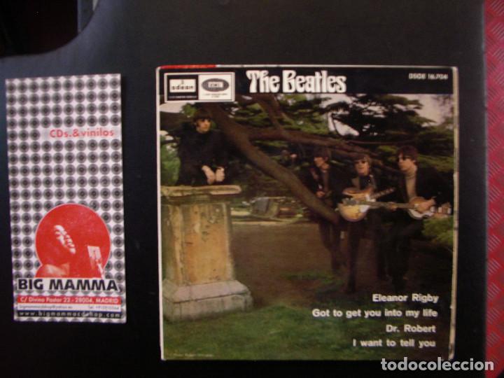 Discos de vinilo: THE BEATLES- ELEANOR RIGBY EP. - Foto 1