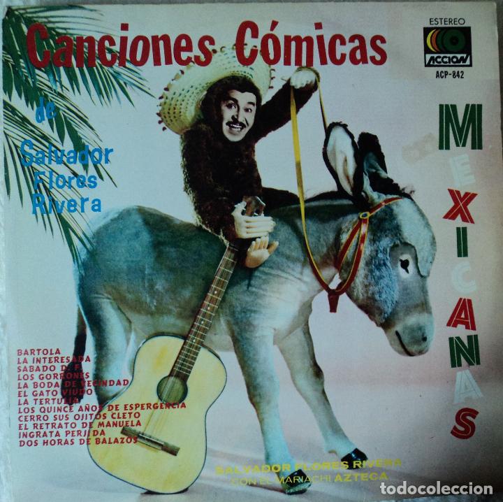 Vinyl records: Salvador Flores Rivera (Chava Flores) - Canciones C&oacute;micas - Edici&oacute;n de M&eacute;xico