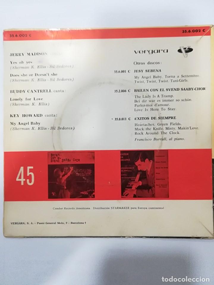 Discos de vinilo: JERRY MADISON, BUDDY CANTRELL, KEY HOWARD - Foto 2