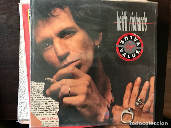 Discos de vinilo: Talk is cheap. Keith Richards - Foto 1