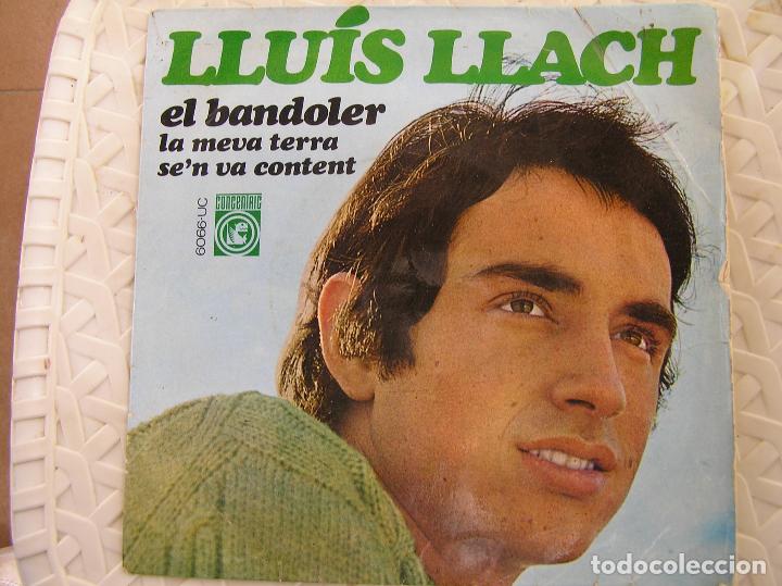Discos de vinilo: Llu&iacute;s Llach &ndash; El Bandoler - Concentric &lrm; - 1968 - SINGLE - L - - Foto 1