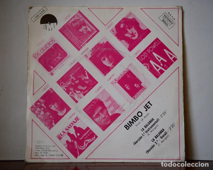 Discos de vinilo: Bimbo Jet - La Balanga (Emi,1975) - Foto 2