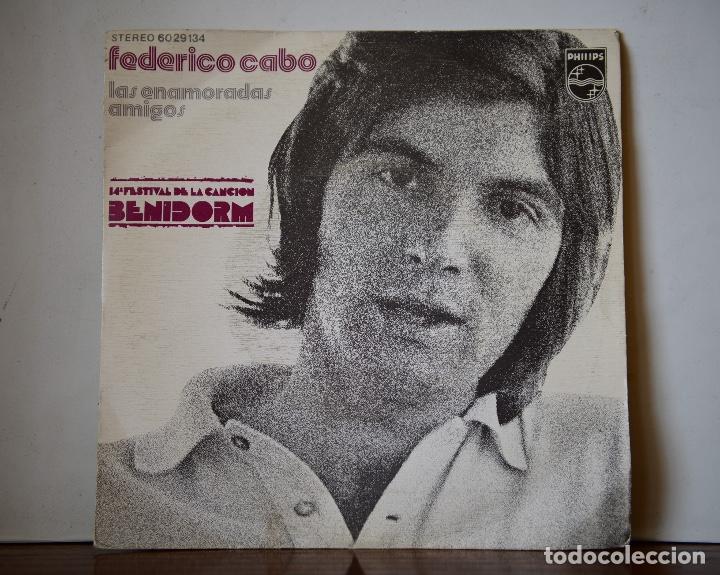 Discos de vinilo: Federico Cabo - Las enamoradas+Amigos (Philips,1972) - Foto 1