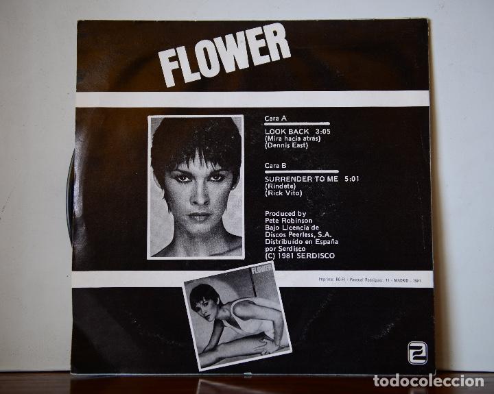 Discos de vinilo: Flower - Look back (Zafiro,1981) - Foto 2