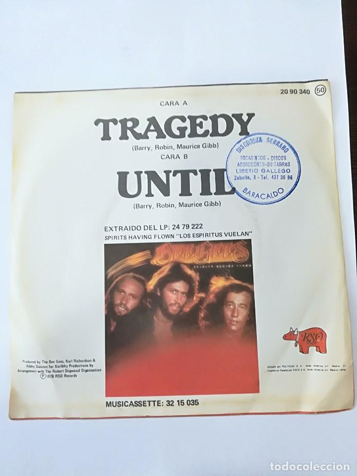 Discos de vinilo: BEEGEES: TRAGEDY / UNTILL - Foto 2